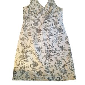 Tommy Hilfiger Black and White Floral Midi Dress